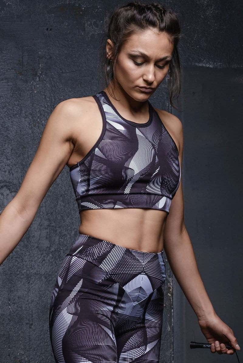 Black Hypnotic Training Bra Side View