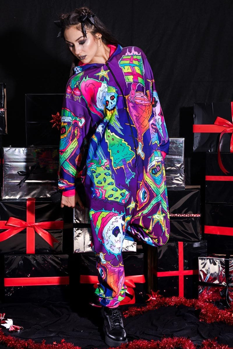 Christmas Bandit Squad Onesie Side View