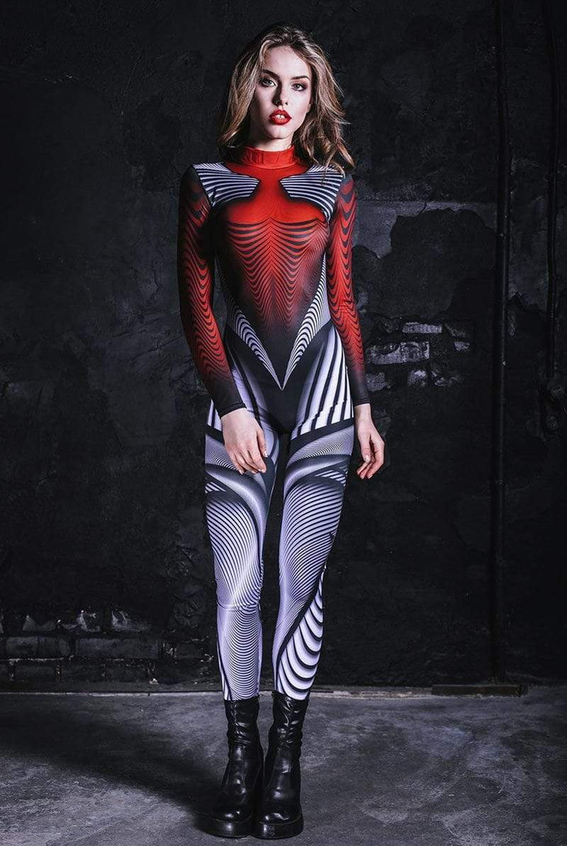 Futuristic Women Costume Front View