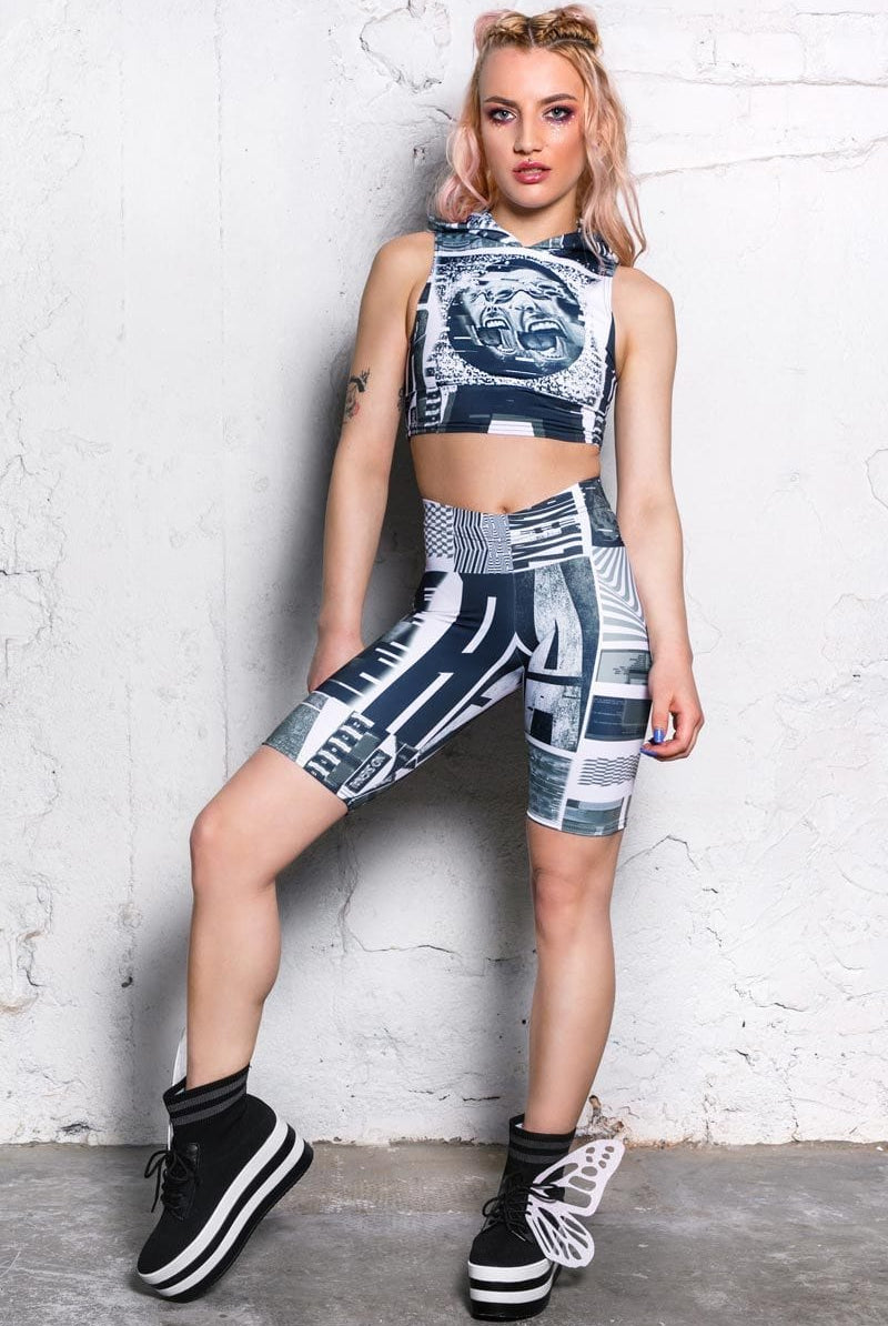 Hysteria Biker Shorts Full View