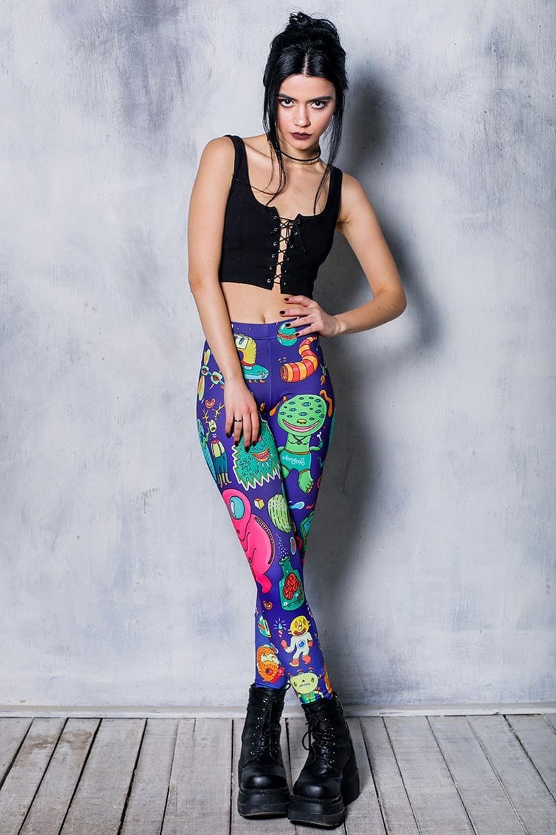 Psychedelic Alien Leggings