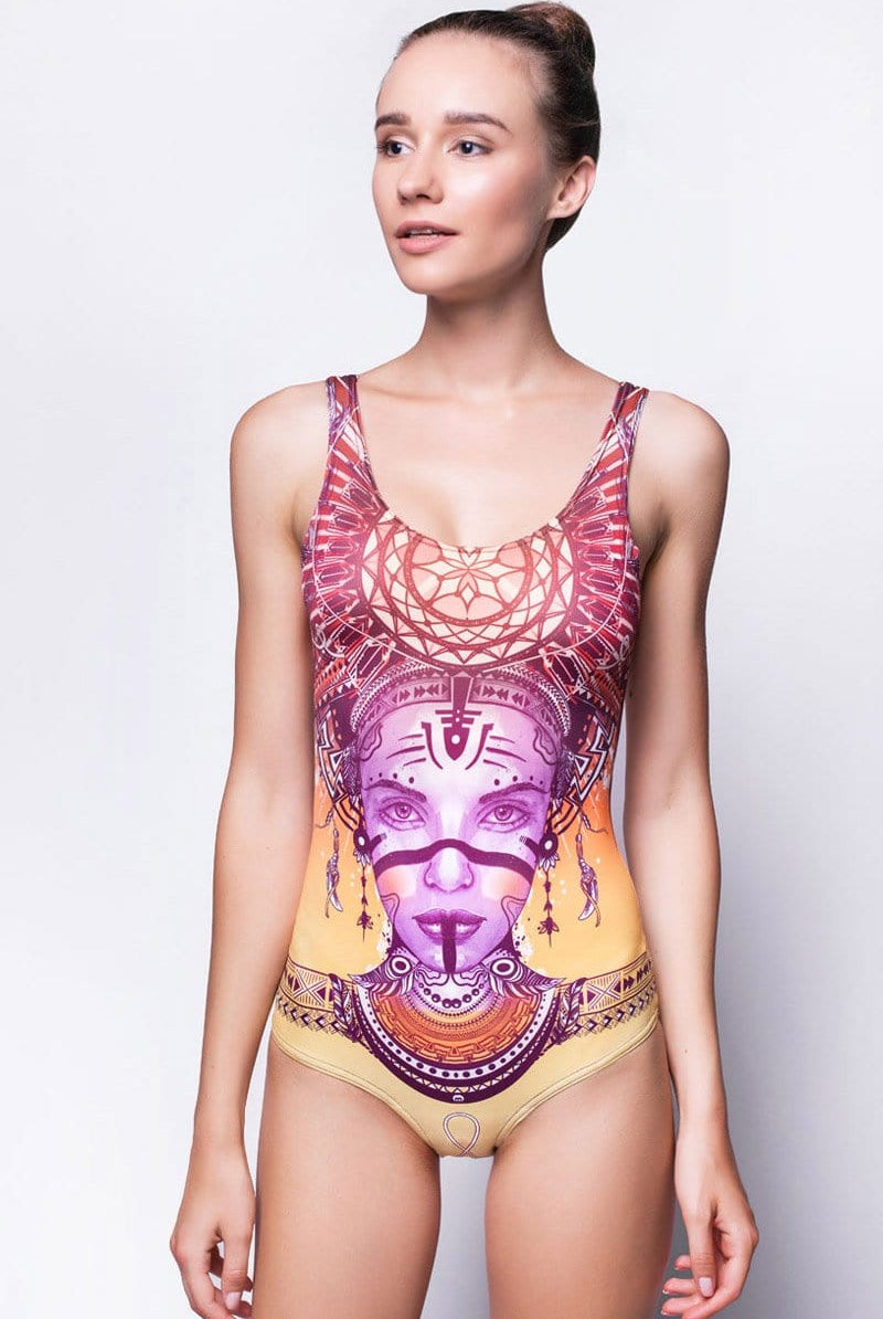 Totem One Piece Swimsuit Close View