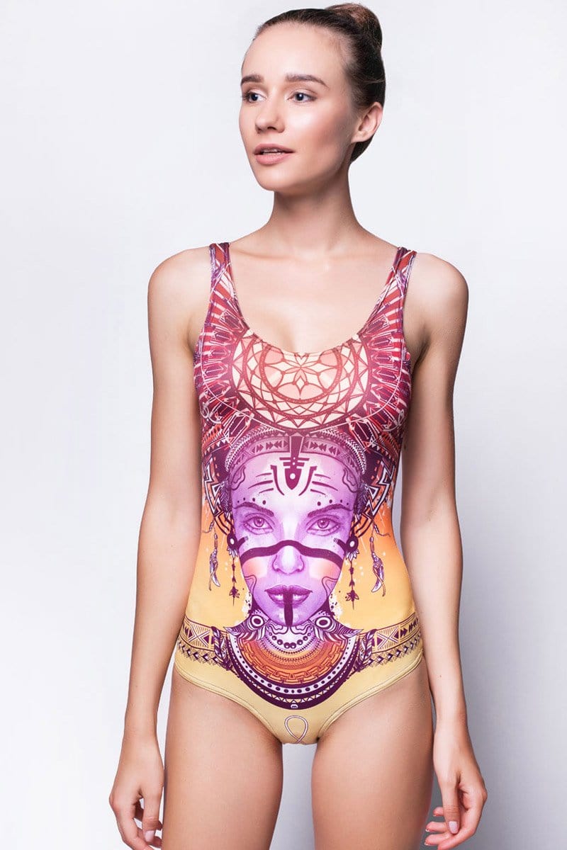 Totem One Piece Swimsuit Close View