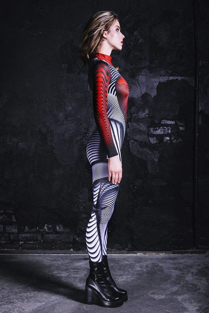 Futuristic Women Costume Side View