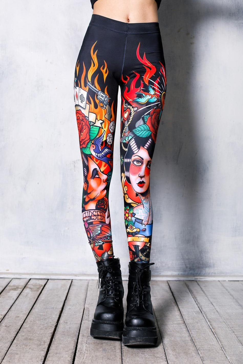 Love & Cursed Leggings Close View