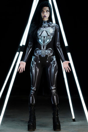 Mechanical Skeleton Costume Full View