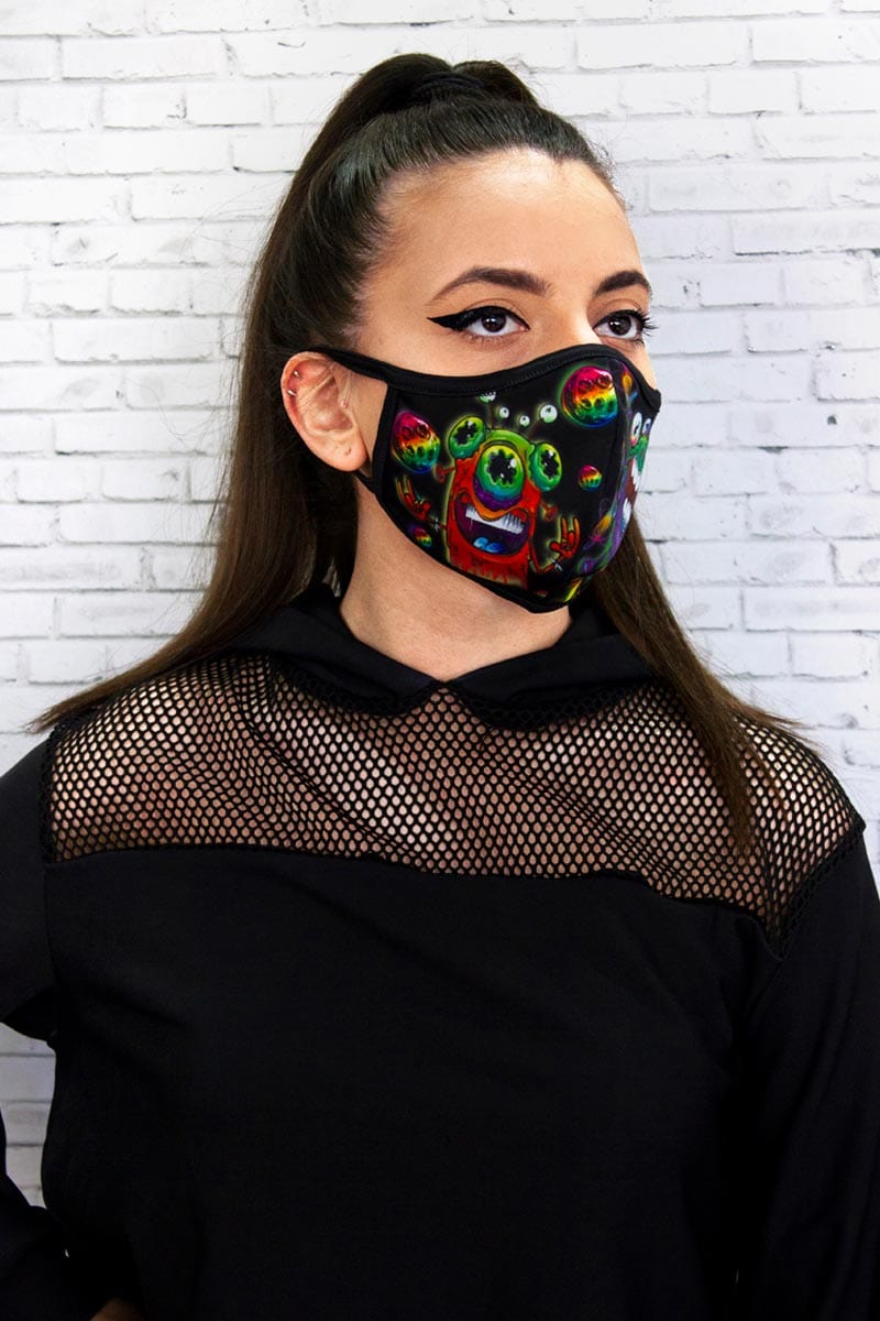 Virus Reusable Face Mask Right View