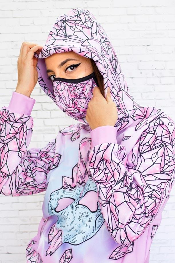 Crystal Reusable Face Mask Right Side View