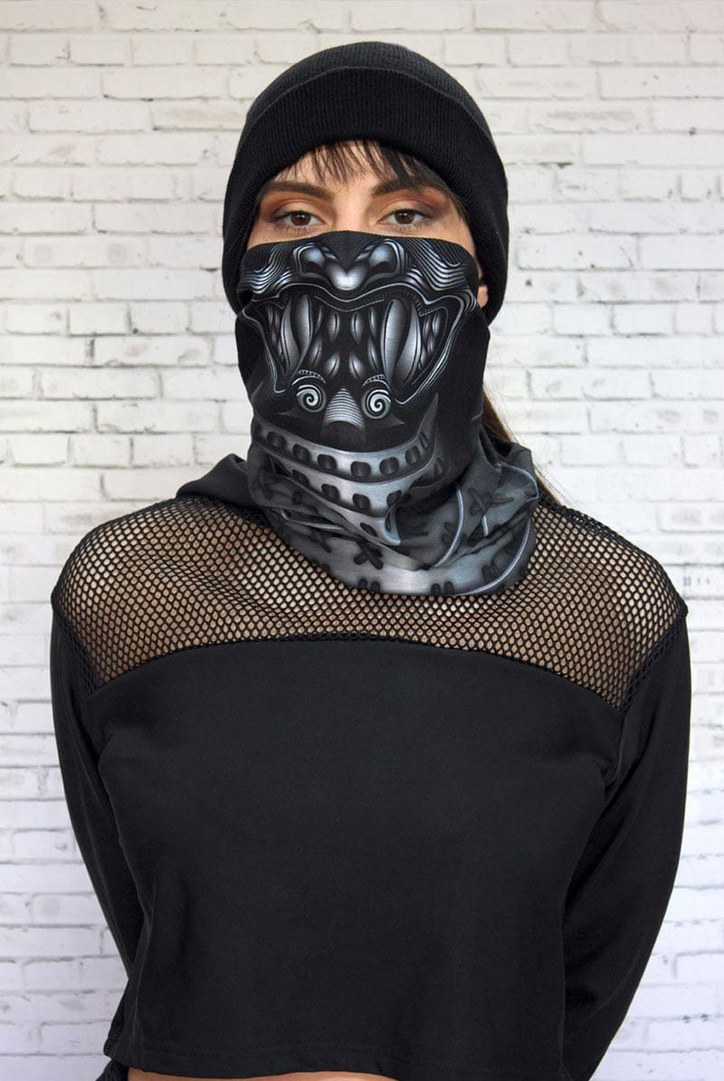 Samurai Neck Gaiter Front View