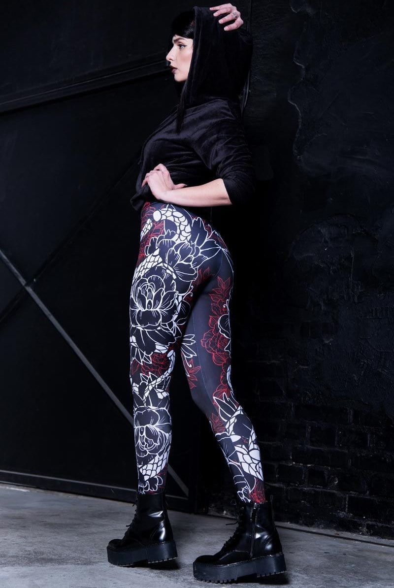 Serpent Princess Leggings Left View