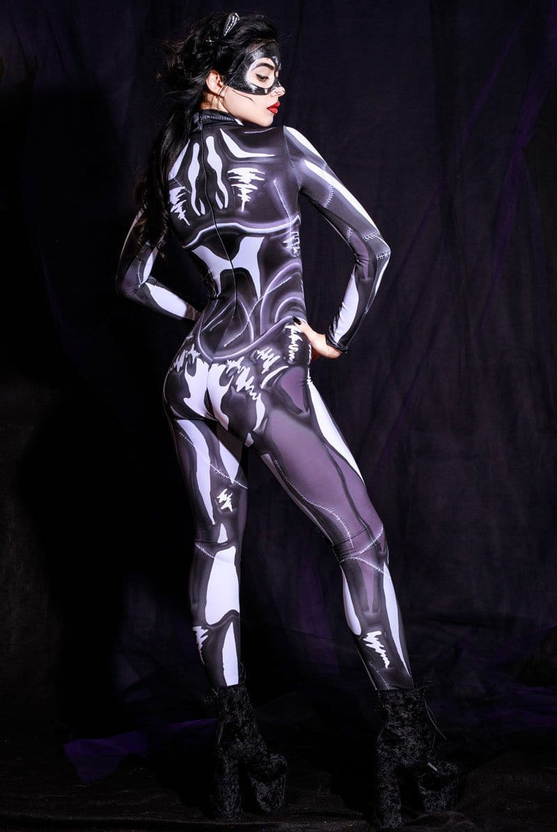 Sexy Cat Costume Back View