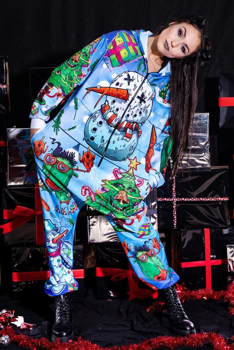 Snowman Onesie Close View