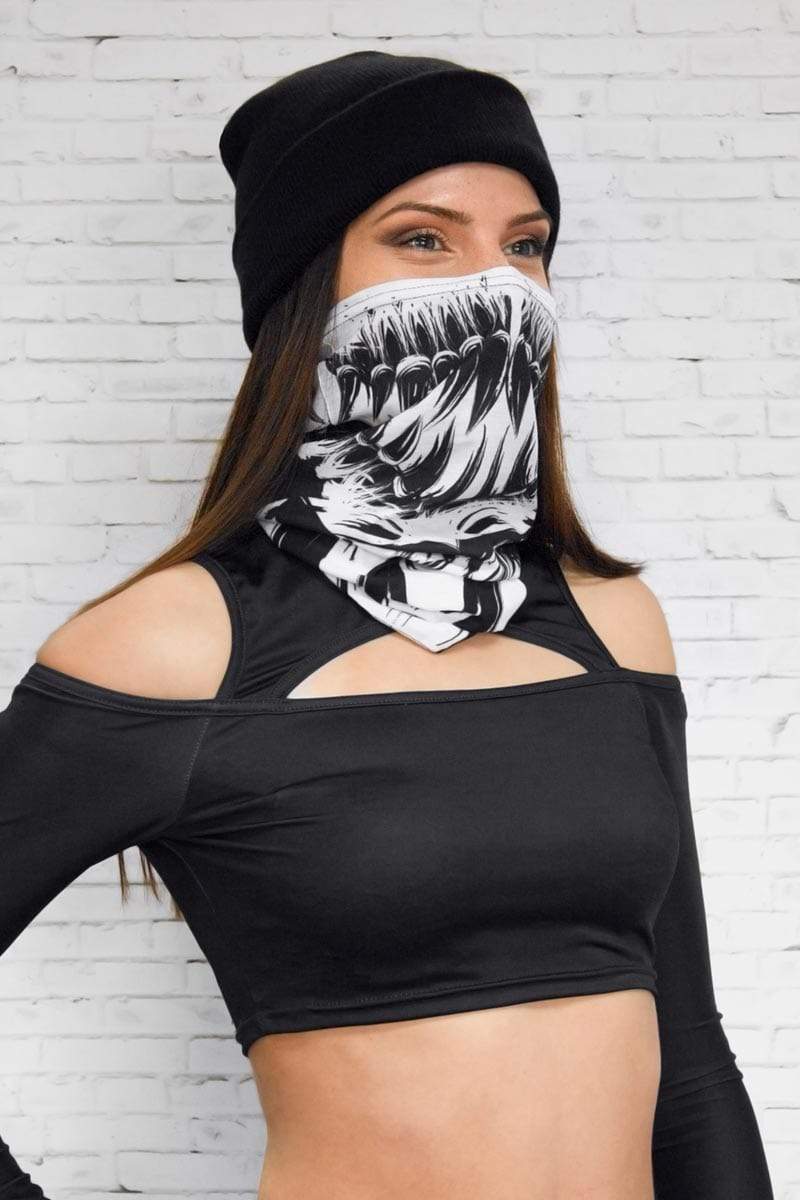 ANIME AND CYBER NECK GAITER MASK – Dustrial