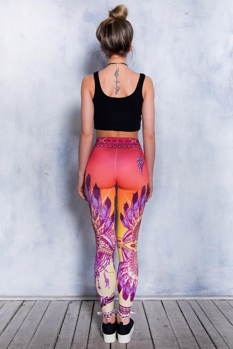 Totem Leggings Back View
