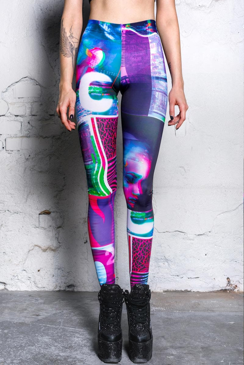 Digital Reality Leggings Set Bottom View