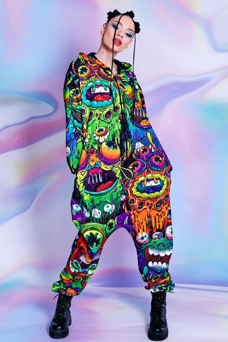 Rave Outfit Drippy Alien Onesie Full View
