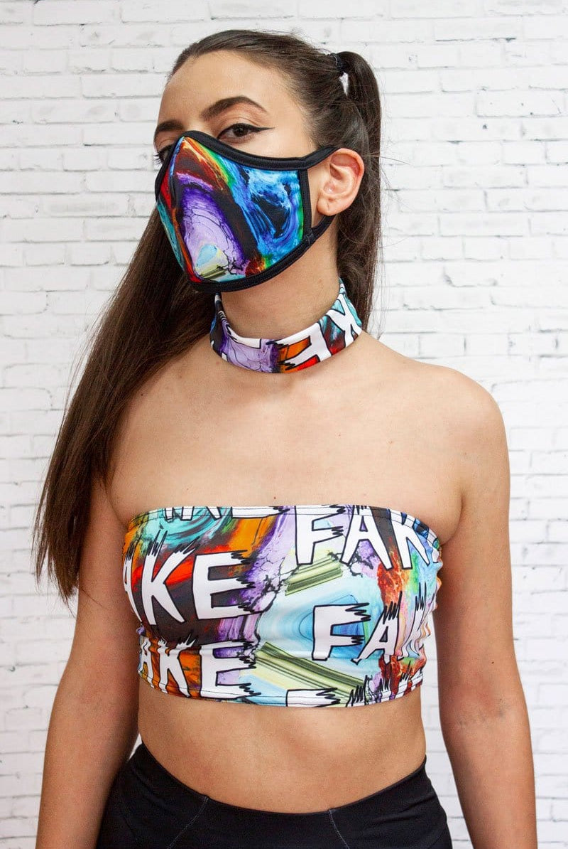 Gemstone Face Mask Right Side View