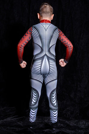 Futuristic Kids Costume Back View