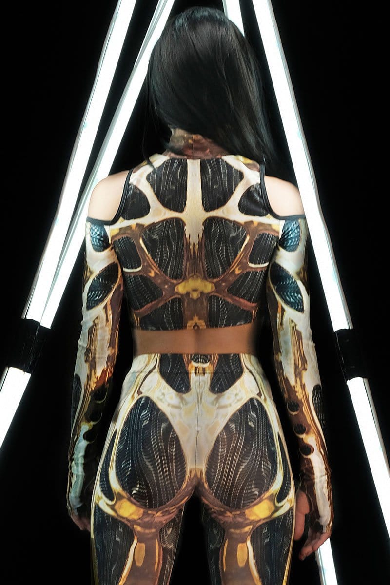 Golden Cyborg Matching Set Front View