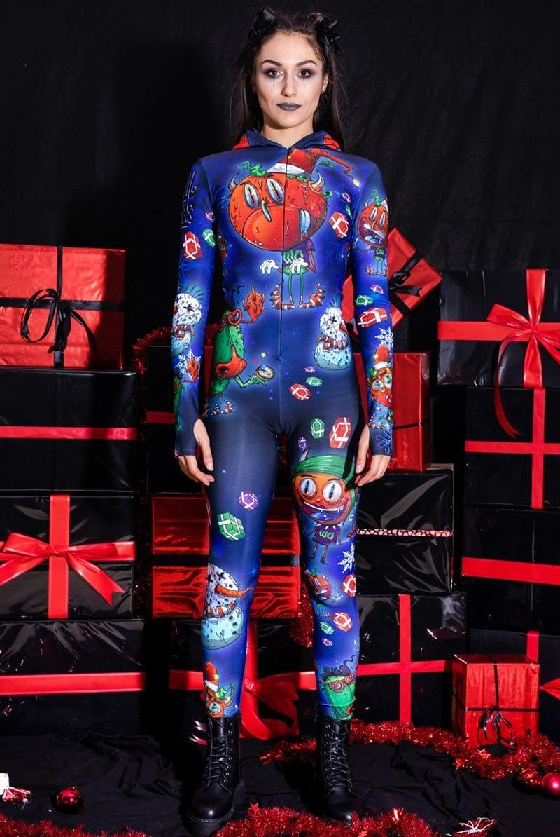 Grumpy Devil Slim-Fit Onesie Front View