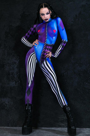 Harlequin Costume Side View