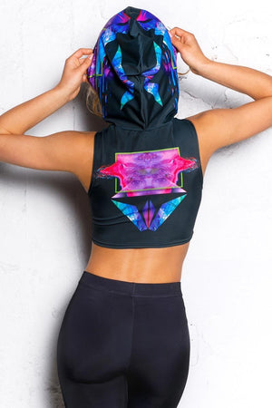 Mindblower Hooded Top Back View