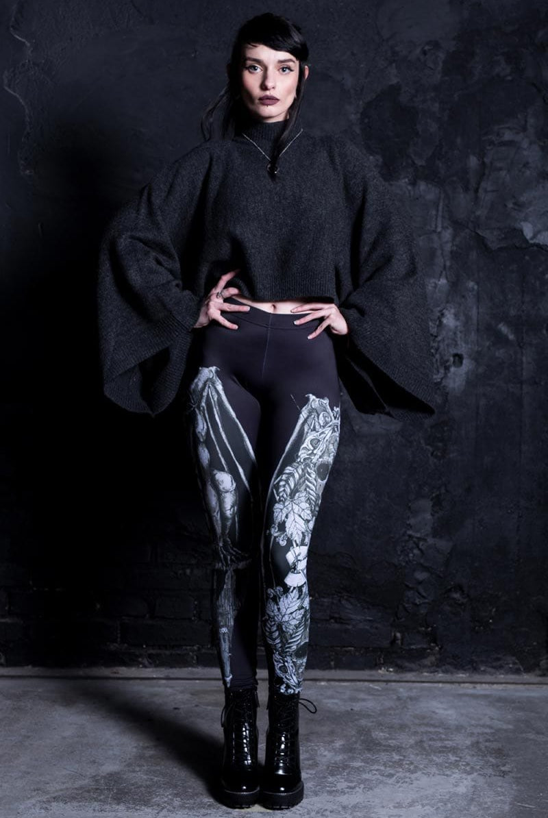 Gargoyle Leggings Front View
