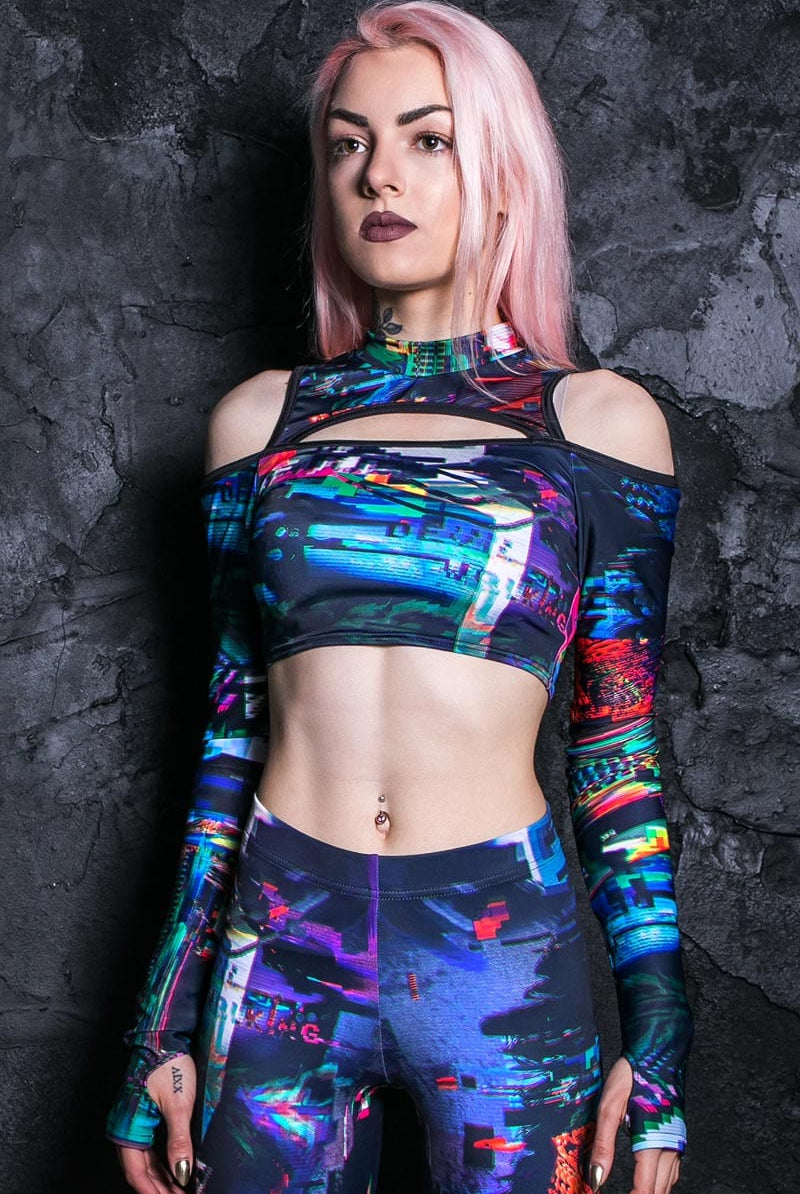 Forbidden Code Leggings Set Side View