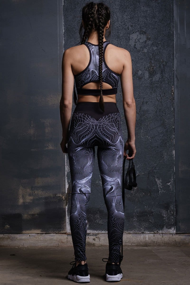 Space Time Workout Leggings Back View