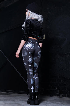 Witch Crafts Leggings Back View