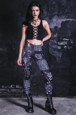 Witchy Leggings Front View