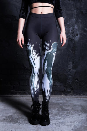 Lights Out Leggings Close View