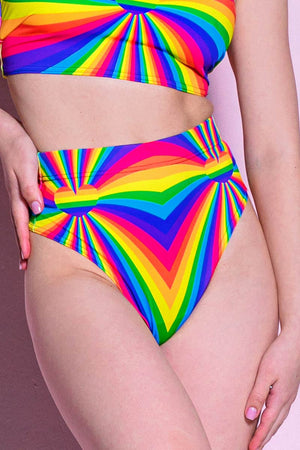 Love is Love Thong Shorts Close View