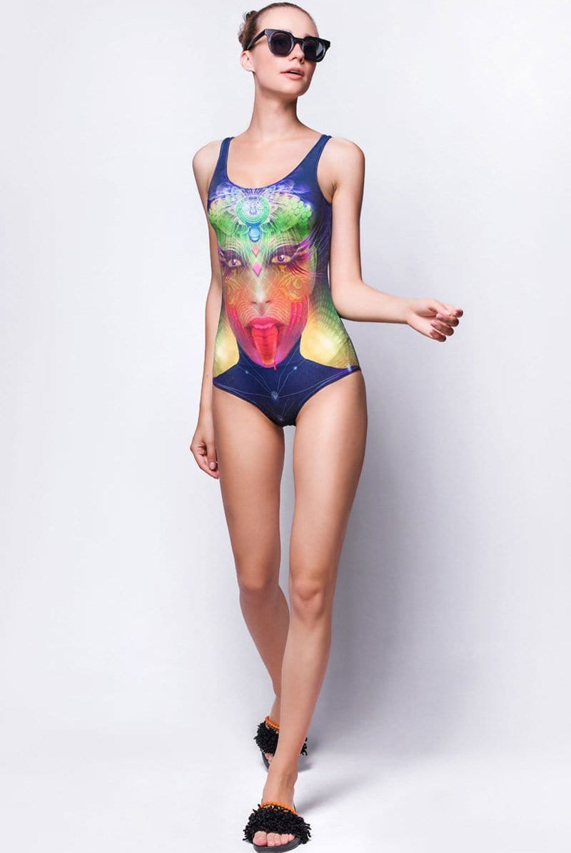 Love & Cursed One Piece Swimsuit Full View