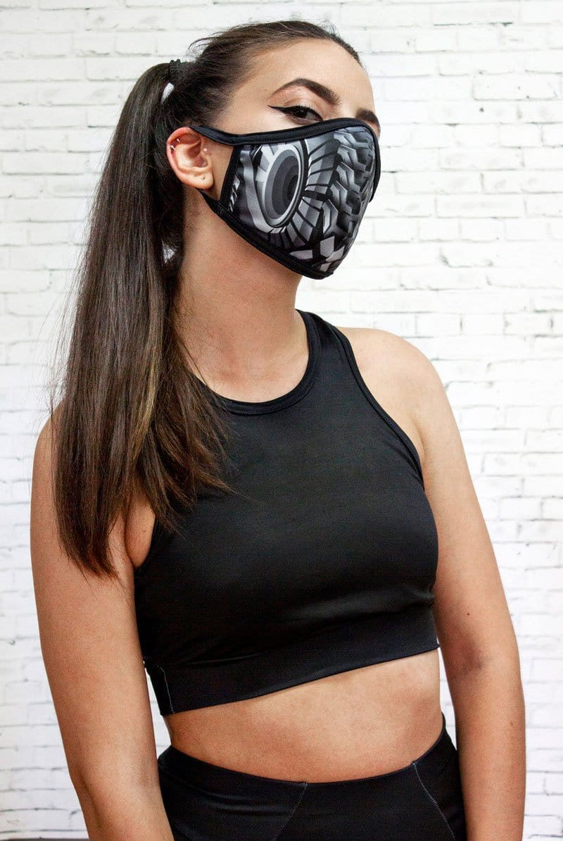 Mechanical Face Mask Left View