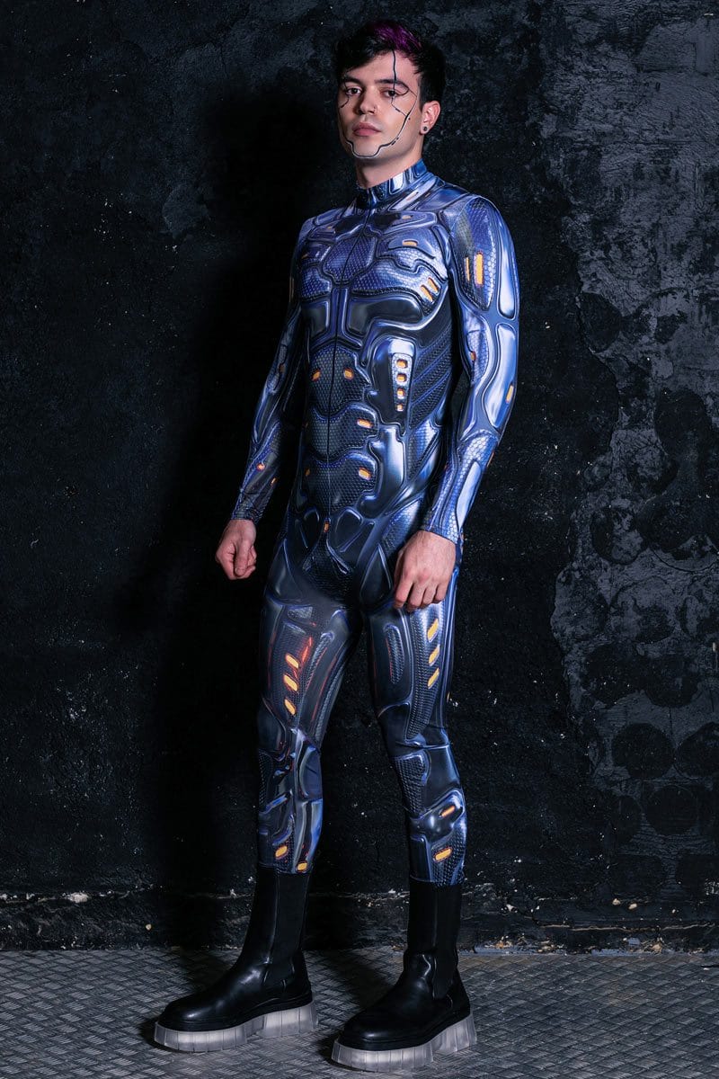 Men's Steel Warrior Costume Front View