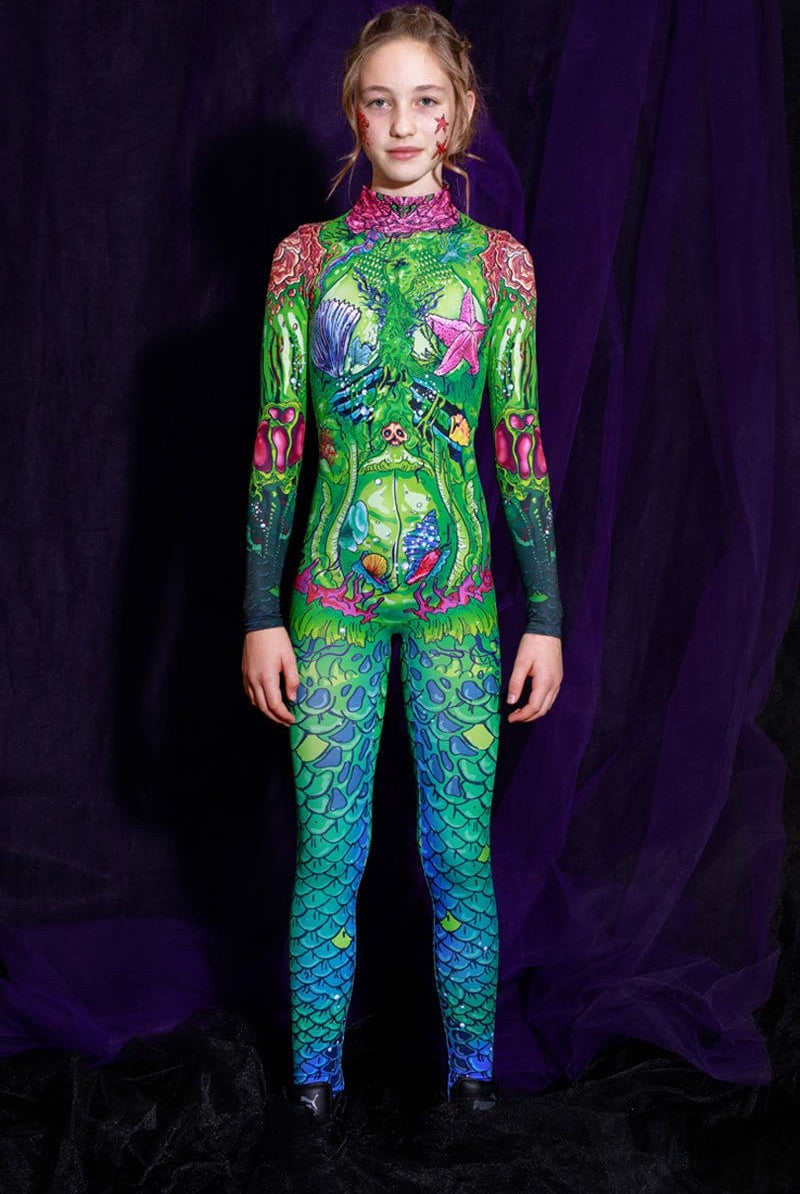 Mermaid Kids Costume Full View