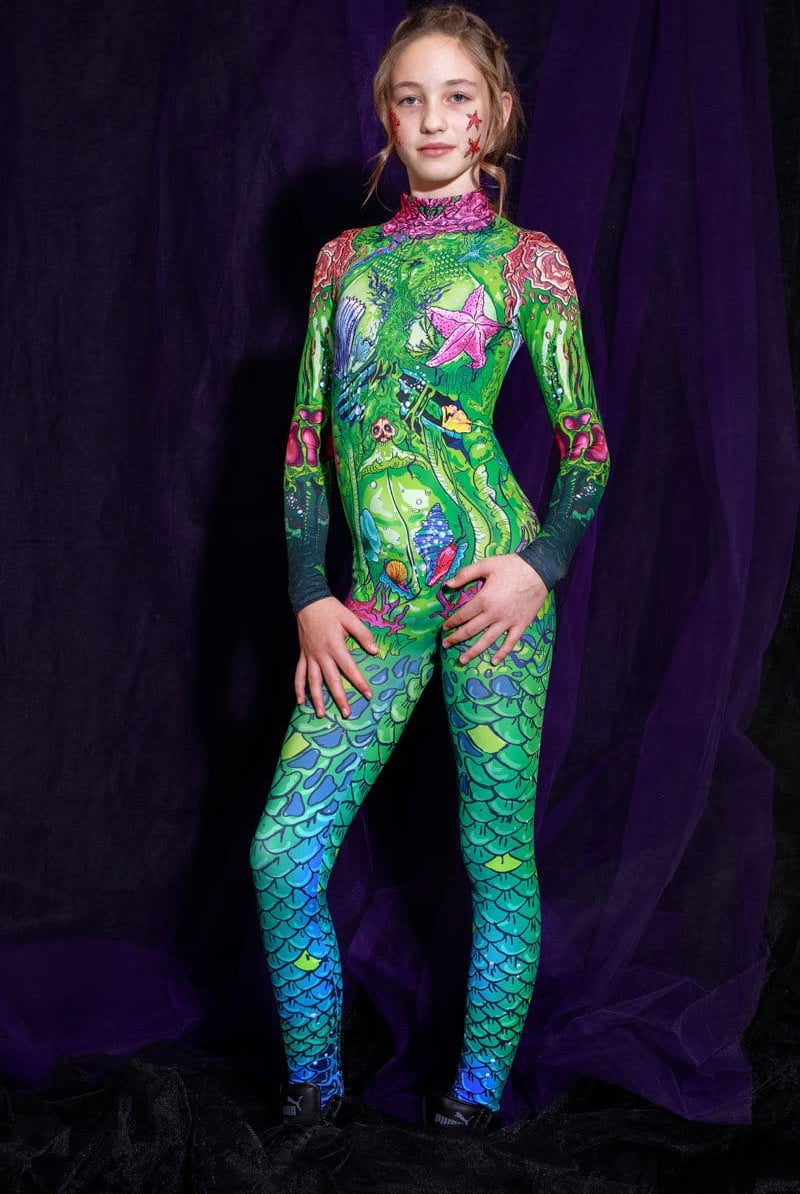 Mermaid Kids Costume Front View