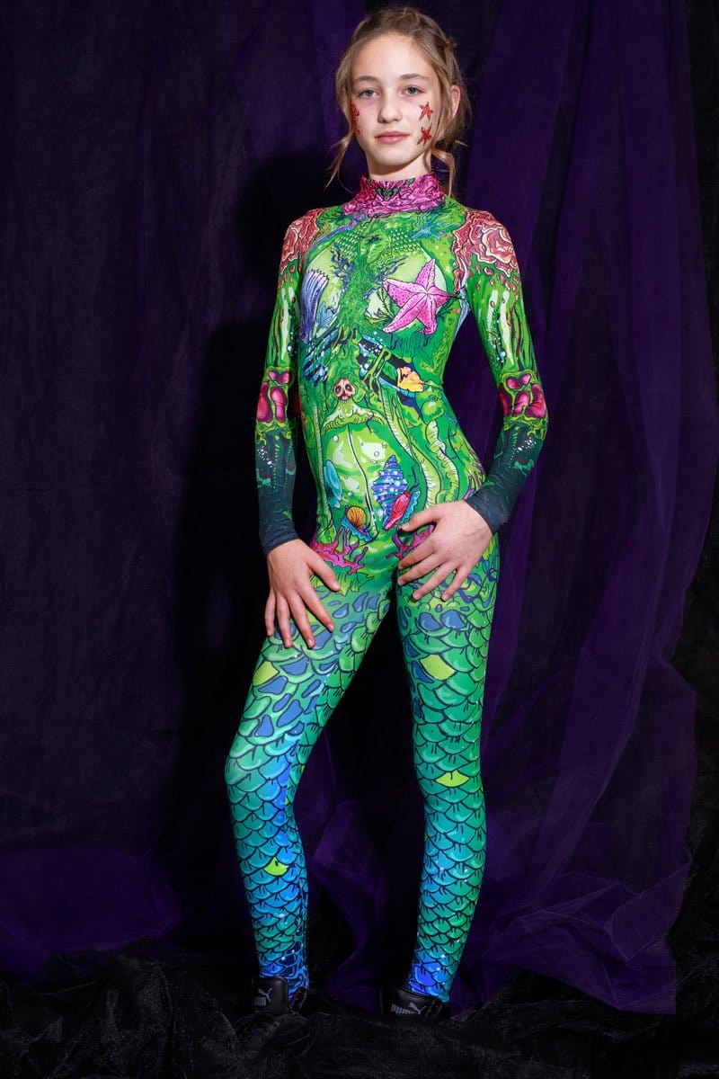 Mermaid Kids Costume Close View