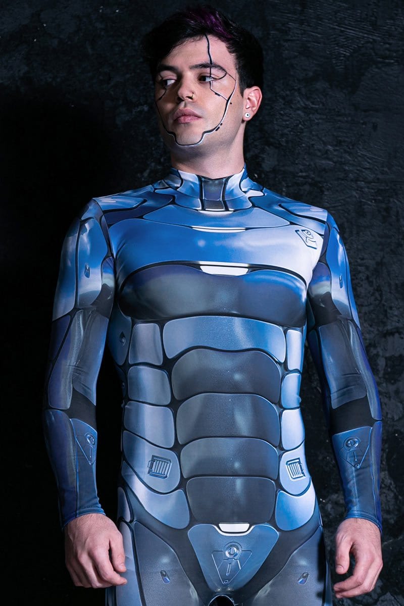 Scifi superhero suits outfit Futuristic clothes 3D model