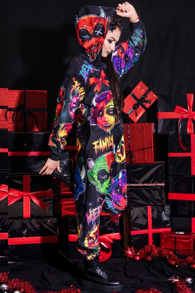 Family from Hell Onesie for Women Side View