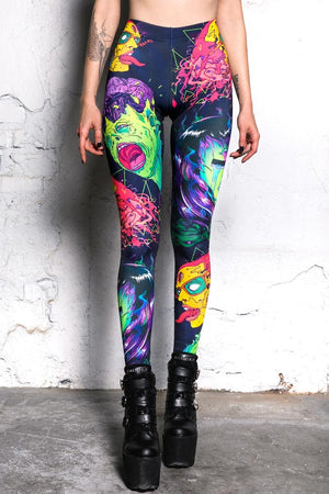 Outer Space Party Leggings Set Bottom View