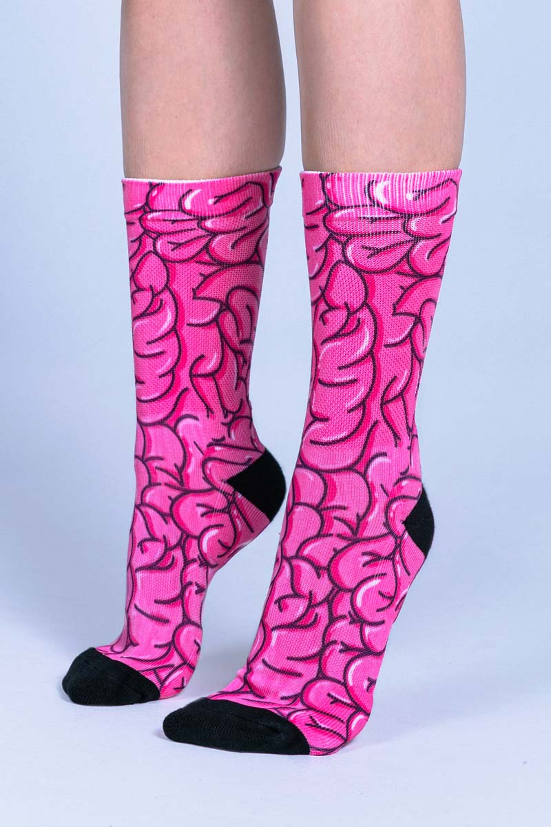 Lids New Jersey Devils Rock Em Socks Fuzzy Crew Socks - Pink