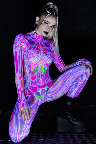 Pink Morph Costume Full View