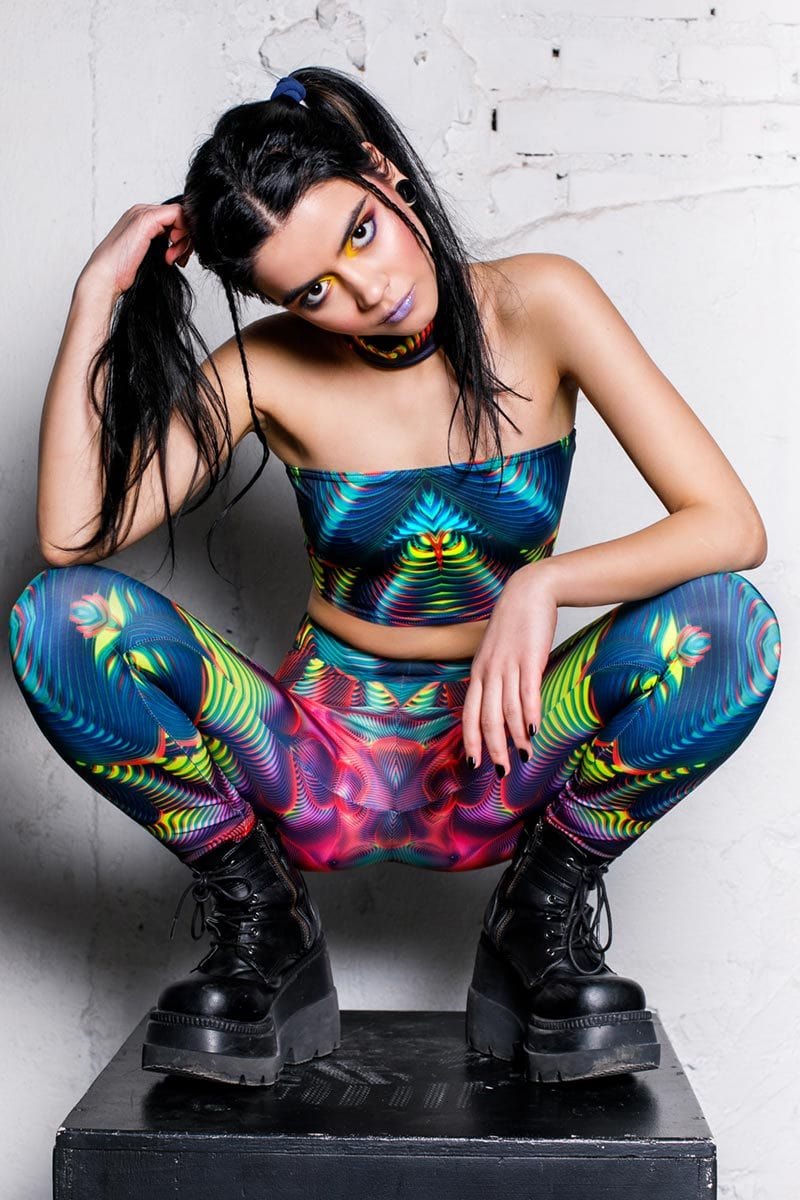 Best Women's Psychedelic Leggings - EDM Festival Outfits – Boogie