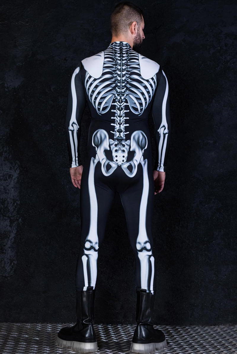 Rattling Bones Men Costume Back View