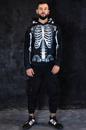 Rattling Bones Men Hoodie Full View
