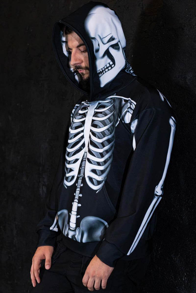 Rattling Bones Men Hoodie Side View