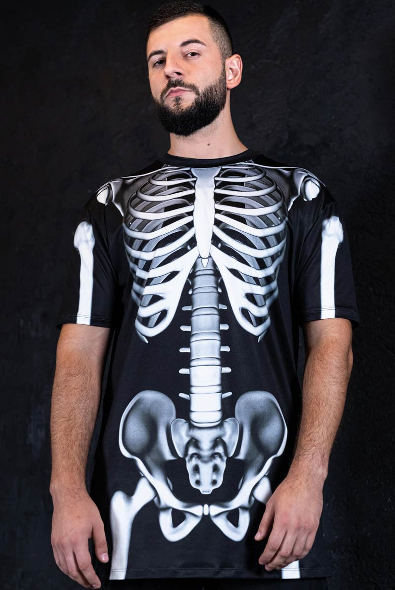 Rattling Bones Men Oversized Tee Side View