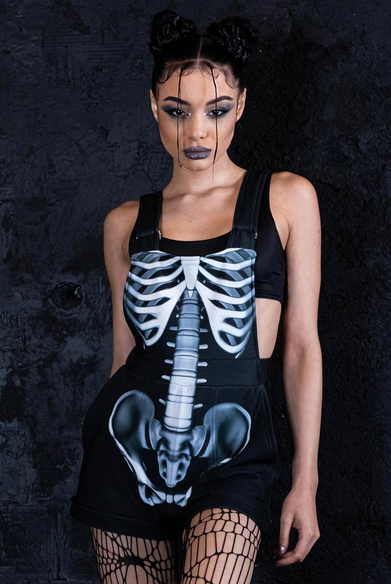 Rattling Bones Shortalls Full View